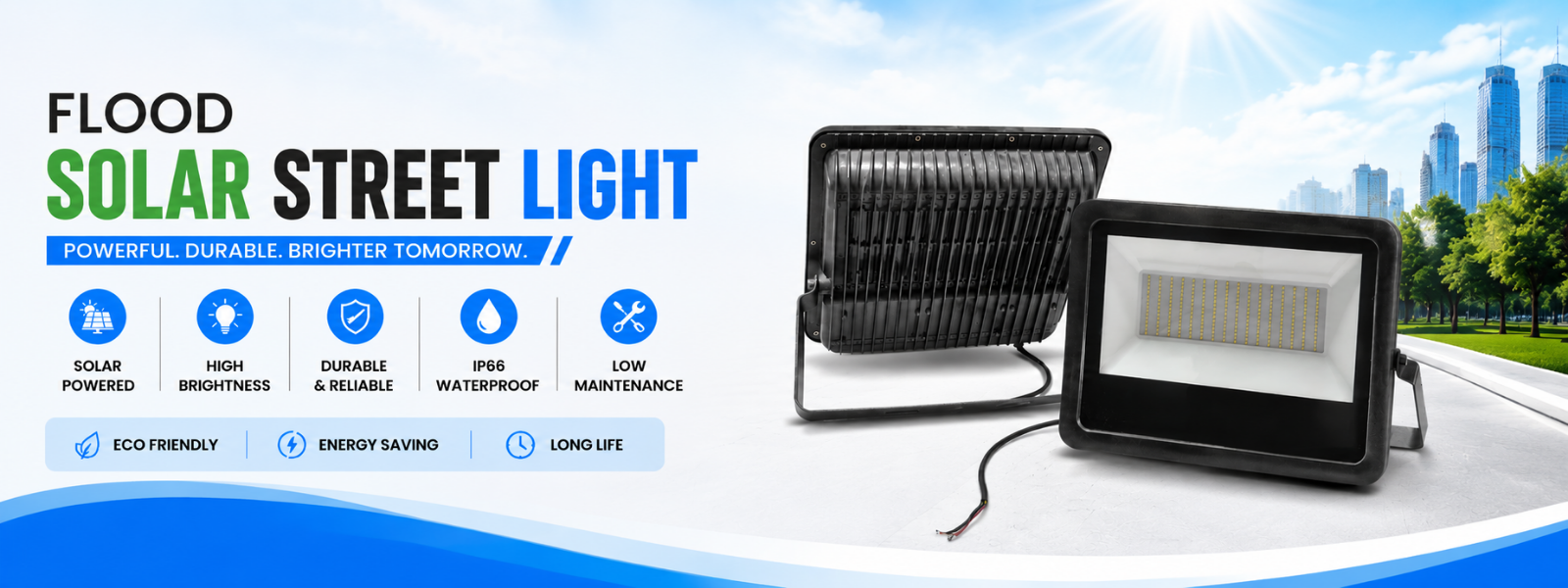 Solar Flood Street Light