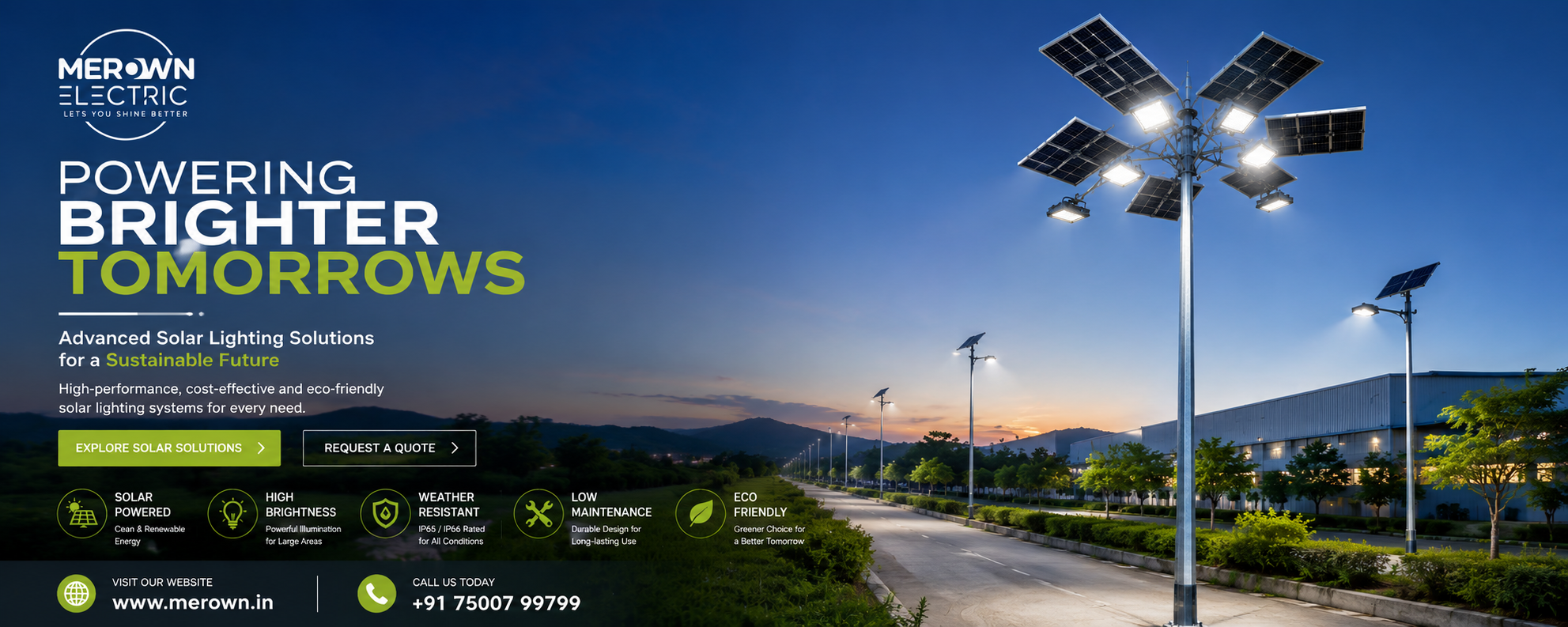 High Mast Solar Light
