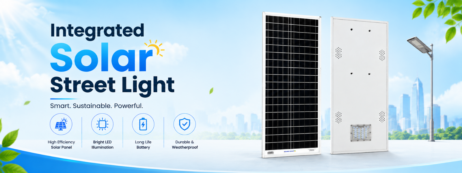 Integrated Solar Street Light