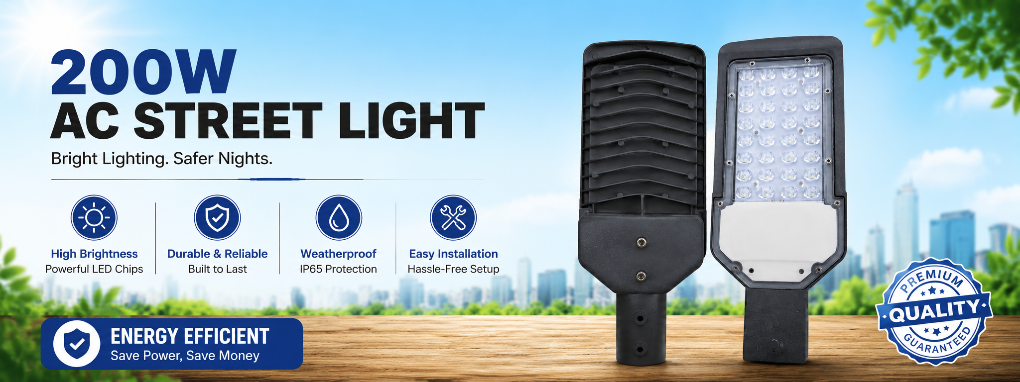 200 Watt AC Street Light