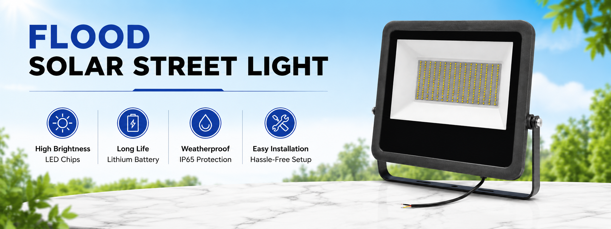 Flood Solar Street Light