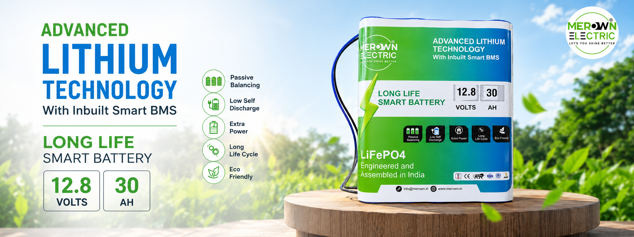 12V 15Ah Lithium Battery