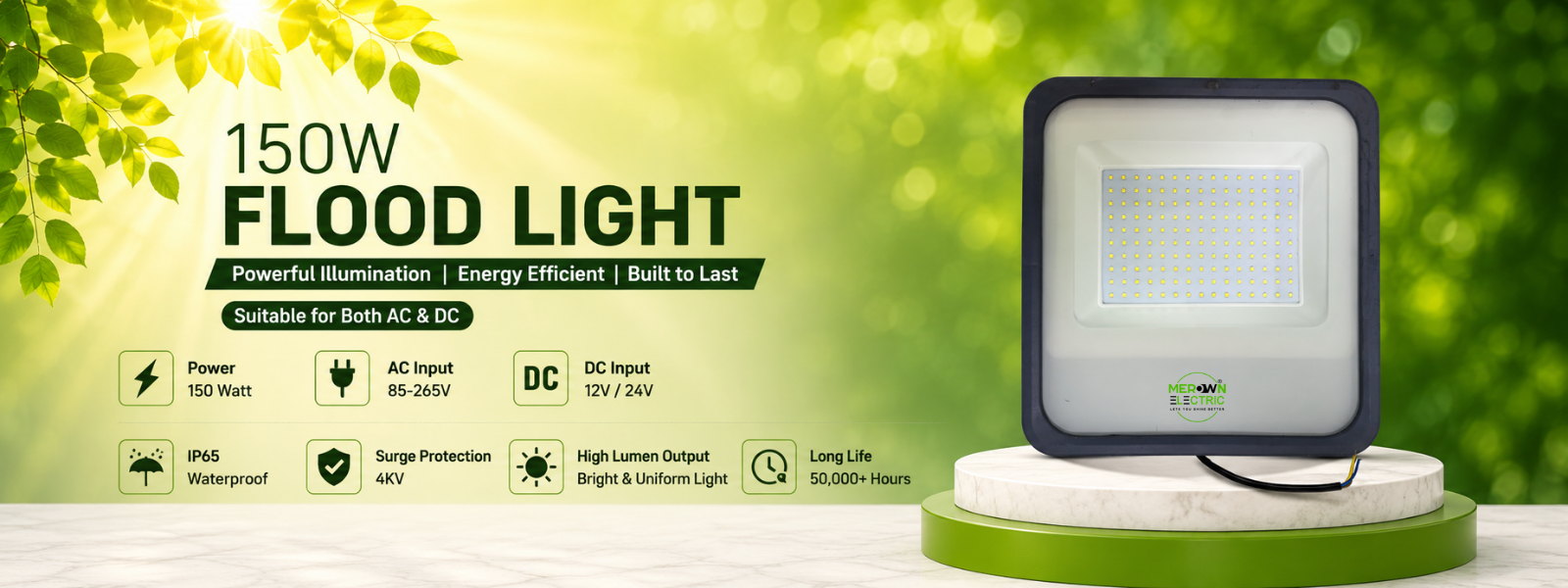 Energy Efficient Commercial Facade Lights