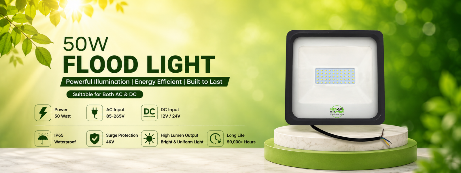 High Performance Industrial AC LED Flood Lights