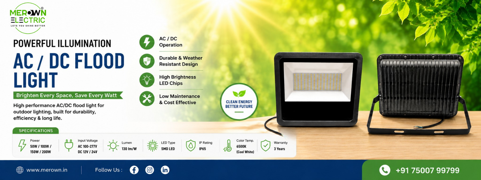 Flood Solar Street Light