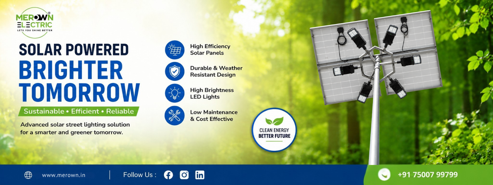 High Mast Solar Light