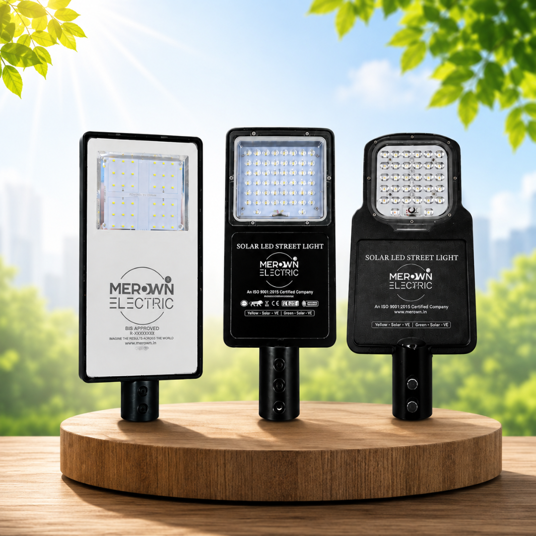 Solar semi-Integrated solar street lights-merown